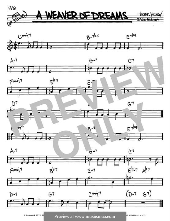 A Weaver of Dreams: For guitar by Jack Z. Elliott, Kenny Burrell, Victor Young