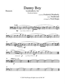 Ensemble version: For woodwind quintet - bassoon part by folklore