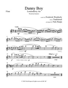 Ensemble version: For woodwind quintet - flute part by folklore