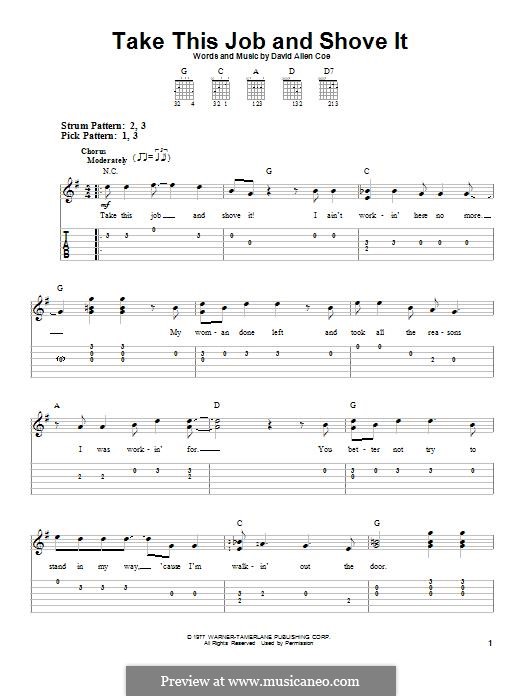 Take this job and shove it instrumental