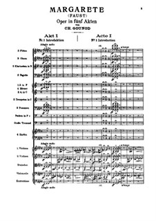 Complete opera: Full score by Charles Gounod