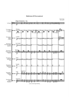 Sinfonia di Percussioni: Sinfonia di Percussioni by Jordan Grigg