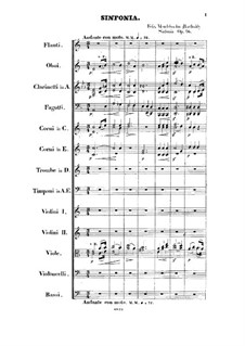 Symphony No.3 in A Minor 'Scottish', Op.56: Full score by Felix Mendelssohn-Bartholdy