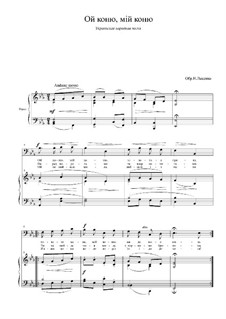 Ой коню, мій коню: Ой коню, мій коню by folklore