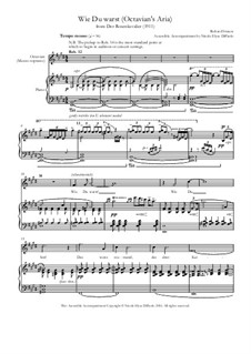 Der Rosenkavalier: Wie Du warst (Octavian's Aria) by Richard Strauss