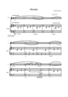 Melodie: For flute and piano by Suzanne Munro