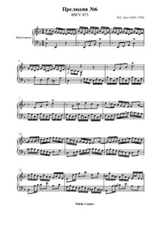 Prelude and Fugue No.6 in D Minor, BWV 875: Prelude by Johann Sebastian Bach