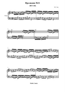 Prelude and Fugue No.11 in F Major, BWV 856: Prelude by Johann Sebastian Bach