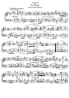 La fleurie ou La tendre nanette: For piano by François Couperin