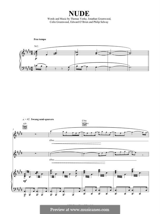 Nude (Radiohead): Nude (Radiohead) by Colin Greenwood, Ed O'Brien, Jonny Greenwood, Phil Selway, Thomas Yorke, TJ Routon