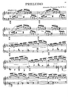 Four Preludes and Fugues, Op.101: Prelude and Fugue No.3 by Alexander Glazunov