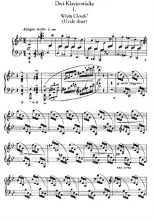 Three Piano Pieces: Complete set by Edvard Grieg