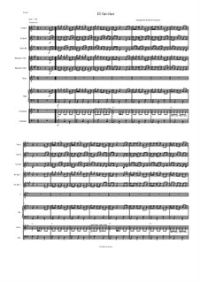 El Gavilan for Intermediate Mariachi: Full score, parts by folklore