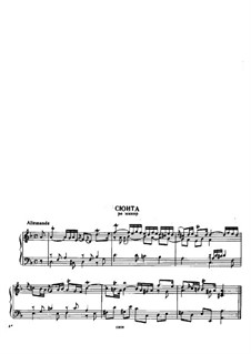Suite in D Minor: For harpsichord by Georg Friedrich Händel