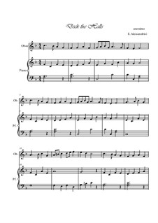Two instruments version: For oboe and piano by folklore