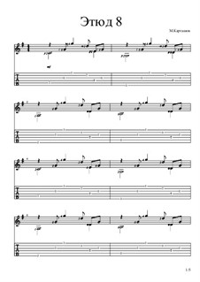 Этюды, Op.1: No.8 by Maksim Kartashov