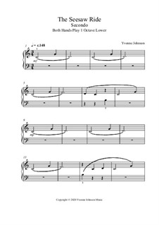 Piano For Two - 6 Easy Piano Duets For Beginners: No.6 The Seesaw Ride by Yvonne Johnson