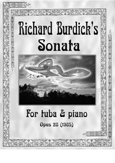 Tuba Sonata, Op.28: Tuba Sonata by Richard Burdick