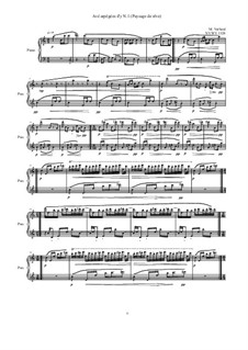 Avé arpégées d'y (Paysage de rêve) for piano: No.1, MVWV 1328 by Maurice Verheul