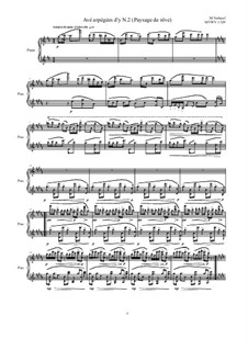Avé arpégées d'y (Paysage de rêve) for piano: No.2, MVWV 1329 by Maurice Verheul