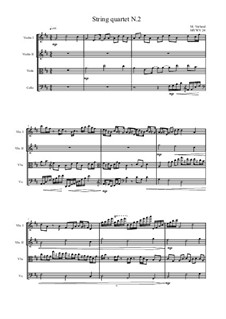 String quartet No.2, MVWV 24: String quartet No.2 by Maurice Verheul