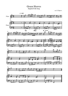 Two instruments version: For flute and piano by folklore