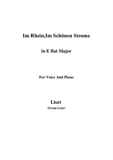 Im Rhein, Im Schönen Strome, S.272: E flat Major by Franz Liszt