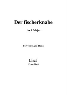 Three Songs from 'William Tell', S.292: No.1 Der fischerknabe (A Major) by Franz Liszt