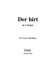 Three Songs from 'William Tell', S.292: No.2 Der hirt (C Major) by Franz Liszt