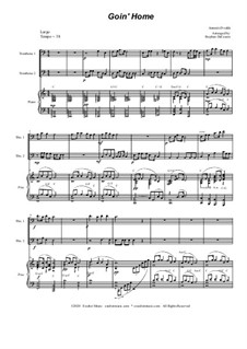 Movement II (Largo): Trombone duet by Antonín Dvořák