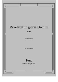 Communio in vigilia Nativitatis Domini, K.284: B minor by Johann Fux