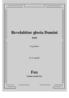 Communio in vigilia Nativitatis Domini, K.284: G minor by Johann Fux