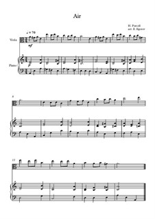 10 Easy Classical Pieces for Viola and Piano Vol.2: Air by Johann Sebastian Bach, Henry Purcell, Georges Bizet, Ludwig van Beethoven, Edvard Grieg, Alexander Borodin, Pyotr Tchaikovsky, Franz Xaver Gruber