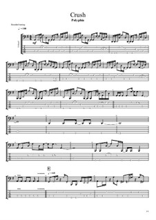 Featured image of post Polyphia Crush Tab By polyphia arranged by michael king for guitar solo