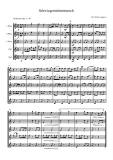 Schwiegermüttermarsch, Op.147: Für Pleß/Pfc. by Dieter Angerer