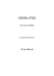 Consolation: B flat minor by Victor Massé