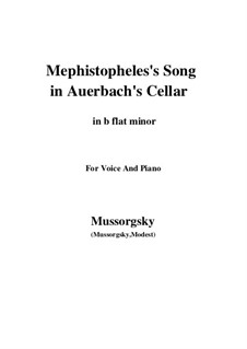 Song of Mephistopheles in Auerbach's Сellar (Song of the Flea): B flat minor by Modest Mussorgsky