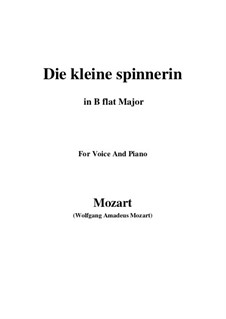 Die kleine Spinnerin, K.531: B flat Major by Wolfgang Amadeus Mozart