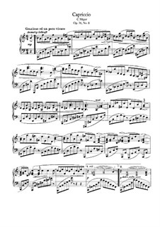 Eight Pieces, Op.76: No.8 Capriccio in C Major by Johannes Brahms