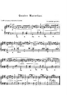 Mazurkas, Op.6: Complete set by Frédéric Chopin