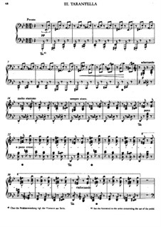 Venice and Naples, S.162: No.3 Tarantella by Franz Liszt