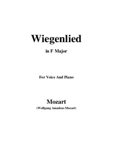 Lullaby, K.350: F Major by Wolfgang Amadeus Mozart