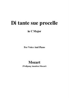 Il Re Pastore (The Shepherd King), K.208: Di tante sue procelle by Wolfgang Amadeus Mozart