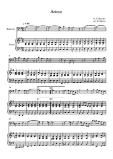 10 Easy Classical Pieces for Bassoon and Piano Vol.3: Arioso by Edward MacDowell, Johann Strauss (Sohn), Johannes Brahms, Georg Friedrich Händel, Felix Mendelssohn-Bartholdy, Robert Schumann, Muzio Clementi, Giuseppe Verdi, Anton Rubinstein, Johan Halvorsen
