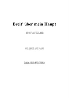 No.2 Breit' über mein Haupt: B flat Major by Richard Strauss