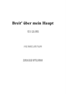 No.2 Breit' über mein Haupt: A Major by Richard Strauss