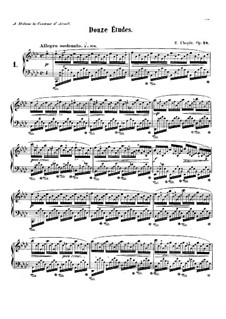 Complete set: For piano by Frédéric Chopin