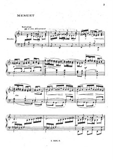 No.2 Minuet: For piano by Claude Debussy
