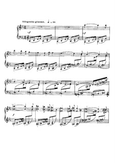 Barcarolle No.12 in E Flat Major, Op.106bis: For piano by Gabriel Fauré