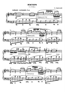 Twenty-Four Characteristic Pieces, Op.36: No.3 Nocturne by Anton Arensky